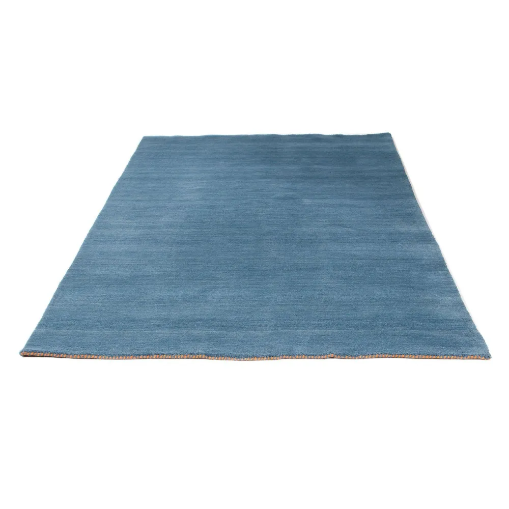 Nepal Teppich 203 x 142 cm - blau