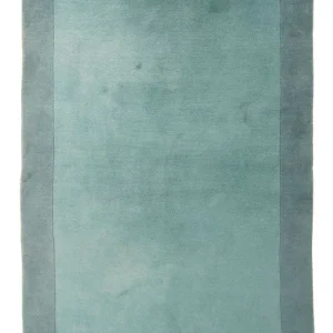 Nepal Teppich 225 x 160 cm - hellblau