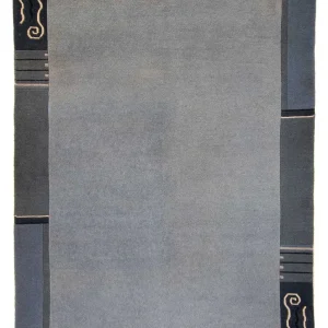 Nepal Teppich 240 x 170 cm - hellblau