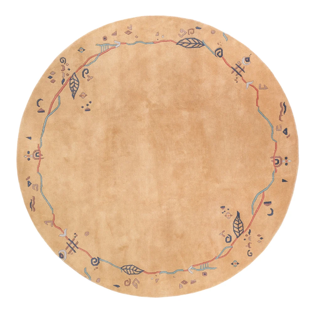 Nepal Teppich - 240 x 240 cm - beige