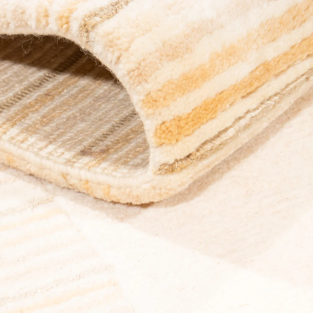 Nepal Teppich - Royal - 147 x 72 cm - beige