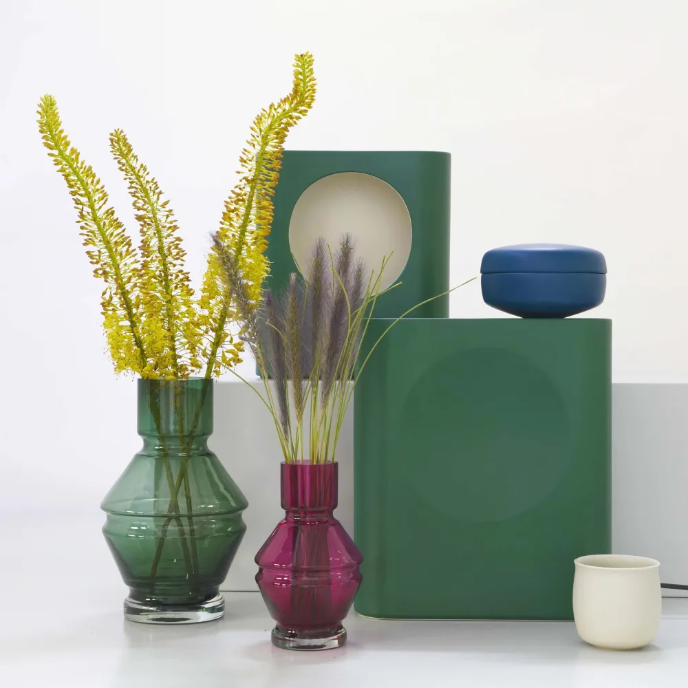 Nicholai Wiig-Hansen - Relæ - Glasvase - large - bristol green