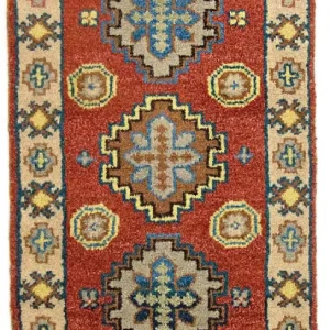 Orientteppich 124 x 63 cm - rot