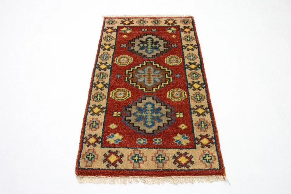 Orientteppich 124 x 63 cm - rot