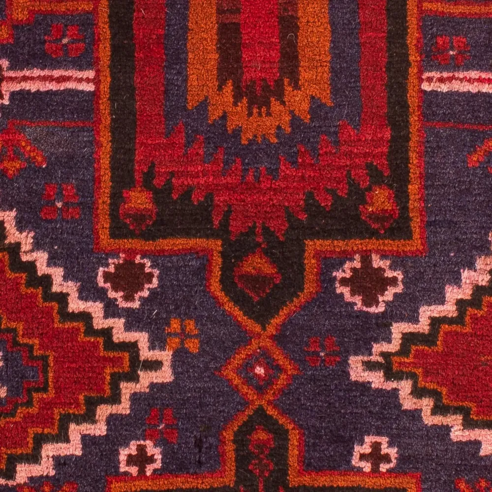 Orientteppich 125 x 87 cm - dunkelrot