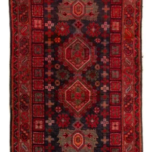 Orientteppich 154 x 78 cm - dunkelrot
