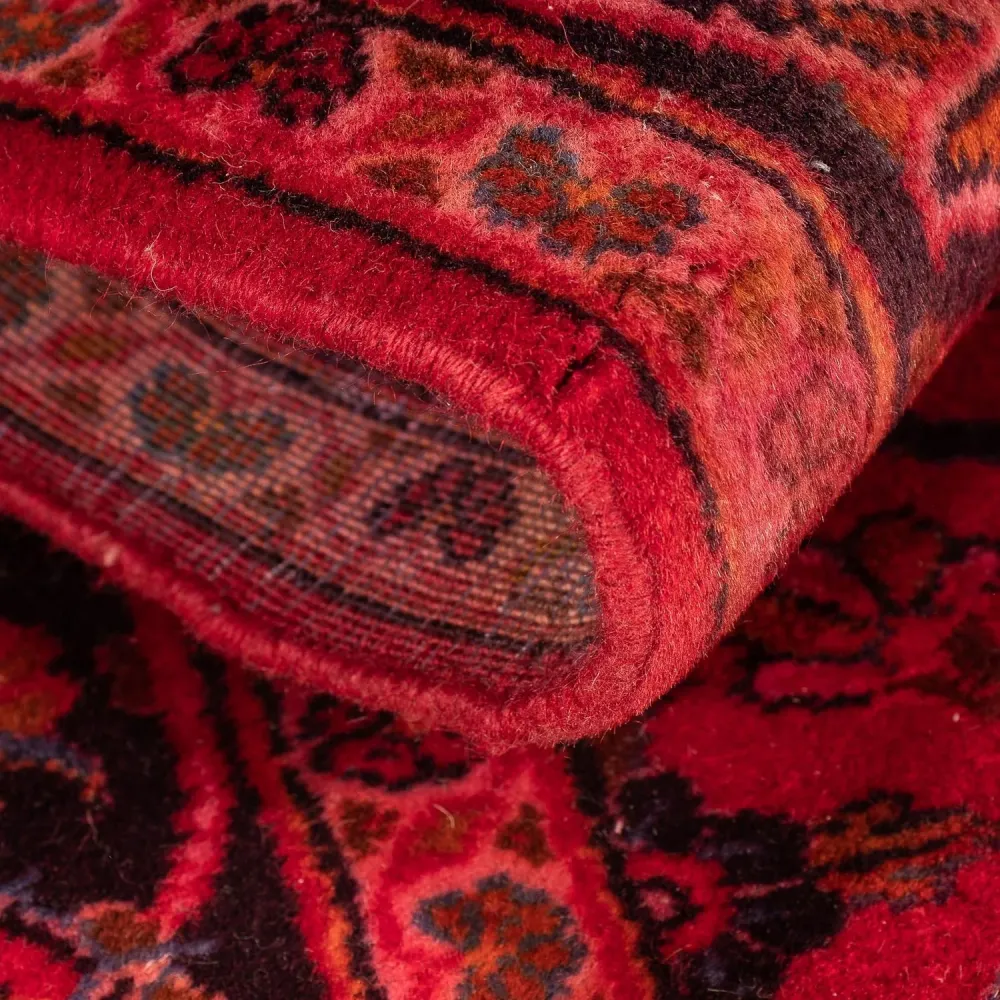 Orientteppich 155 x 100 cm - dunkelrot