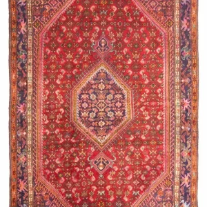 Orientteppich 222 x 128 cm - hellrot