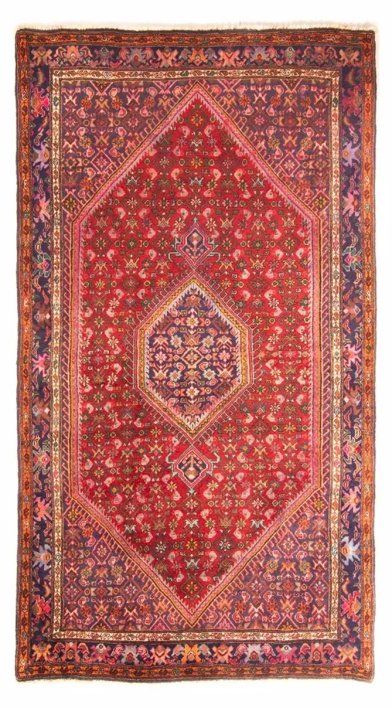 Orientteppich 222 x 128 cm - hellrot
