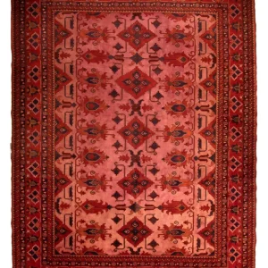 Orientteppich 396 x 306 cm - dunkelrot