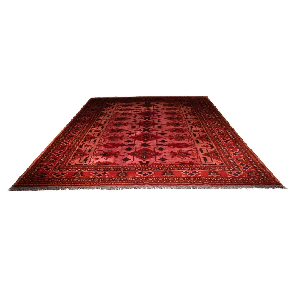 Orientteppich 396 x 306 cm - dunkelrot
