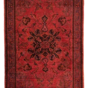 Orientteppich 96 x 65 cm - dunkelrot