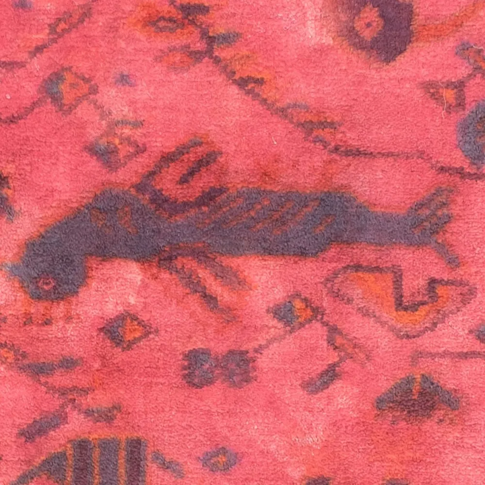 Orientteppich 86 x 63 cm - hellrot