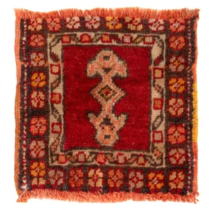 Orientteppich - 27 x 24 cm - rot