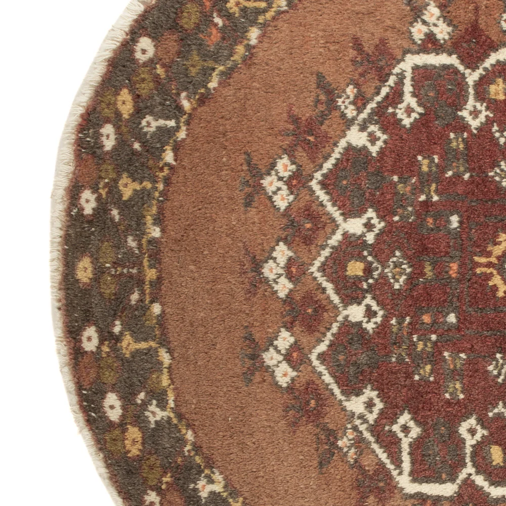 Orientteppich rund - 72 x 72 cm - mehrfarbig