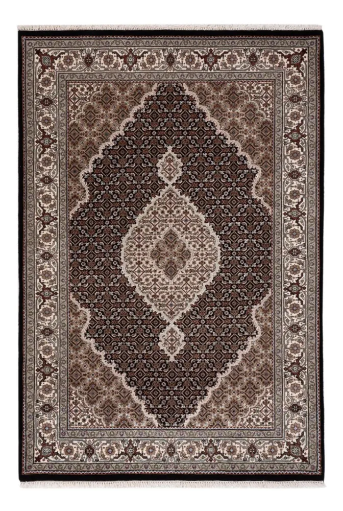 Orientteppich - Täbriz - 184 x 124 cm - dunkelbeige