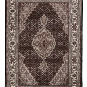 Orientteppich - Täbriz - 196 x 141 cm - dunkelgrau