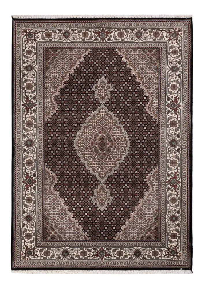 Orientteppich - Täbriz - 196 x 141 cm - dunkelgrau