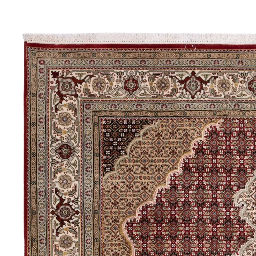 Orientteppich - Täbriz - 255 x 198 cm - dunkelbeige