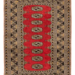 Pakistan Teppich - 124 x 82 cm - rot