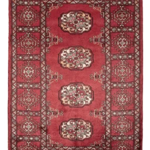 Pakistan Teppich - 124 x 78 cm - rot