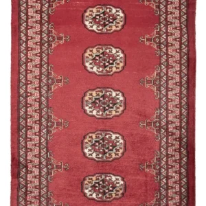 Pakistan Teppich - 129 x 83 cm - rot