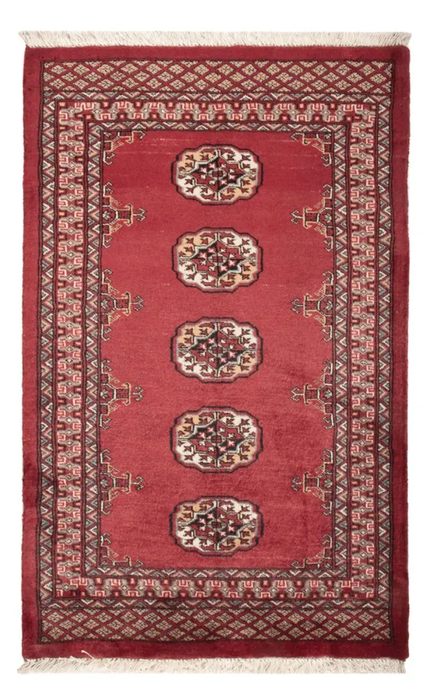 Pakistan Teppich - 129 x 83 cm - rot