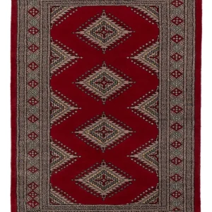 Pakistan Teppich - 148 x 93 cm - rot