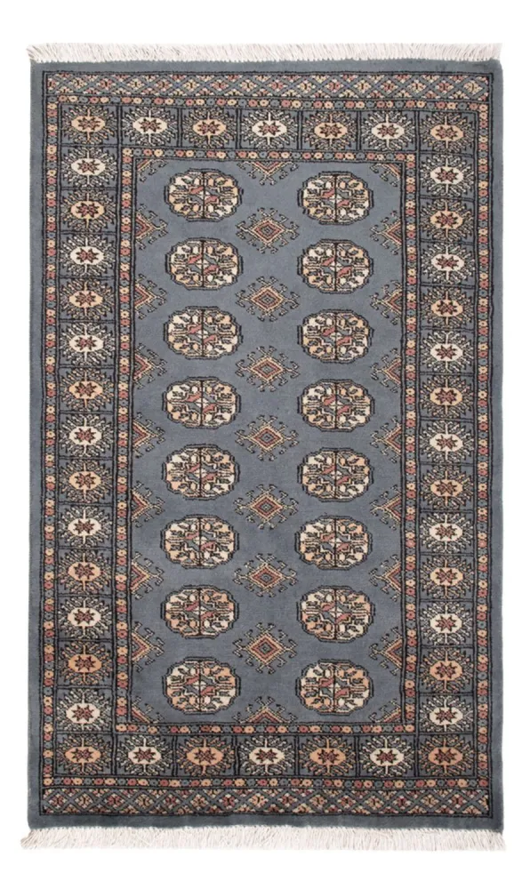 Pakistan Teppich - 152 x 93 cm - hellblau
