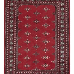 Pakistan Teppich - 199 x 140 cm - rot