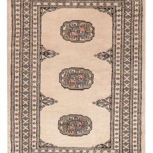 Pakistan Teppich - 94 x 61 cm - creme