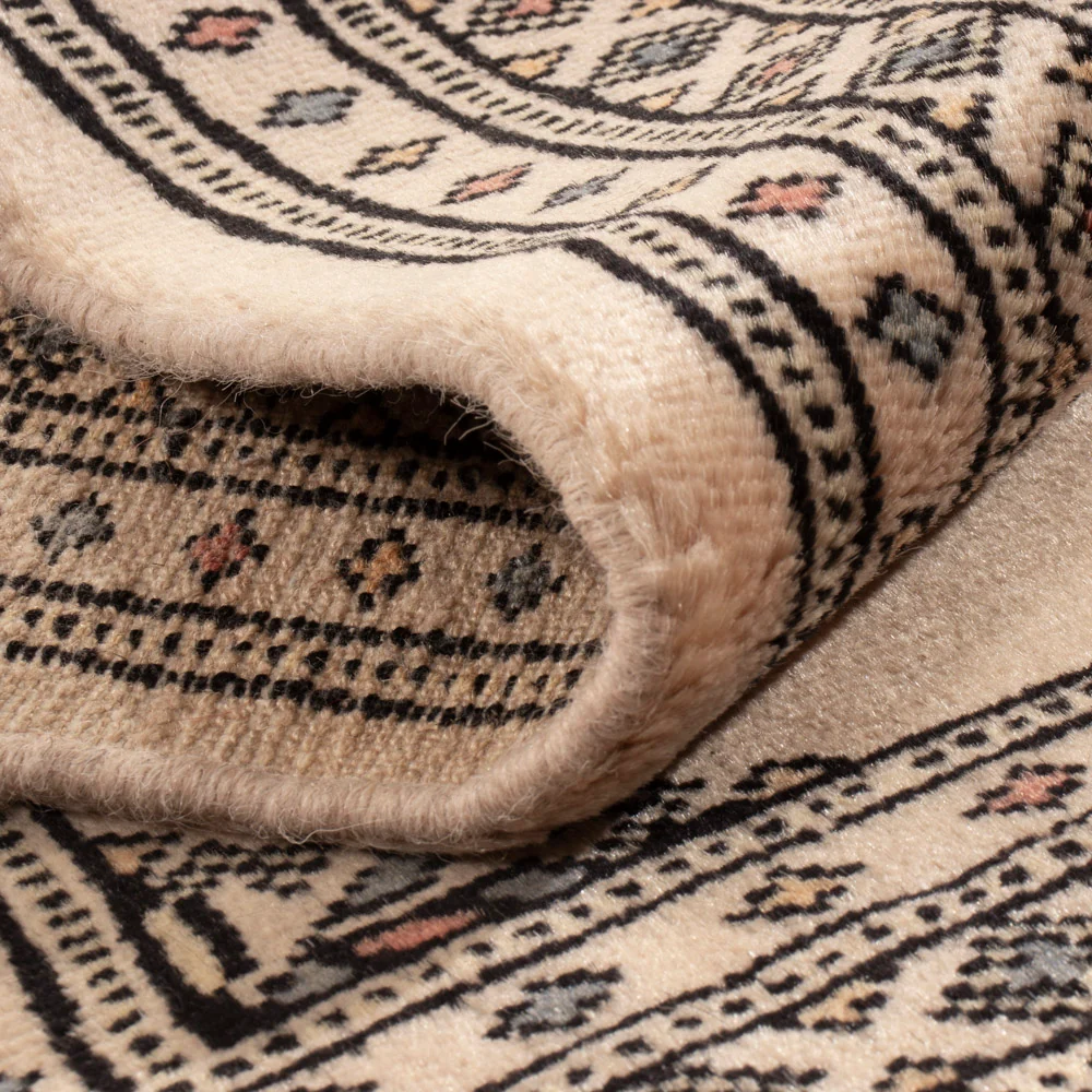 Pakistan Teppich - 94 x 61 cm - creme