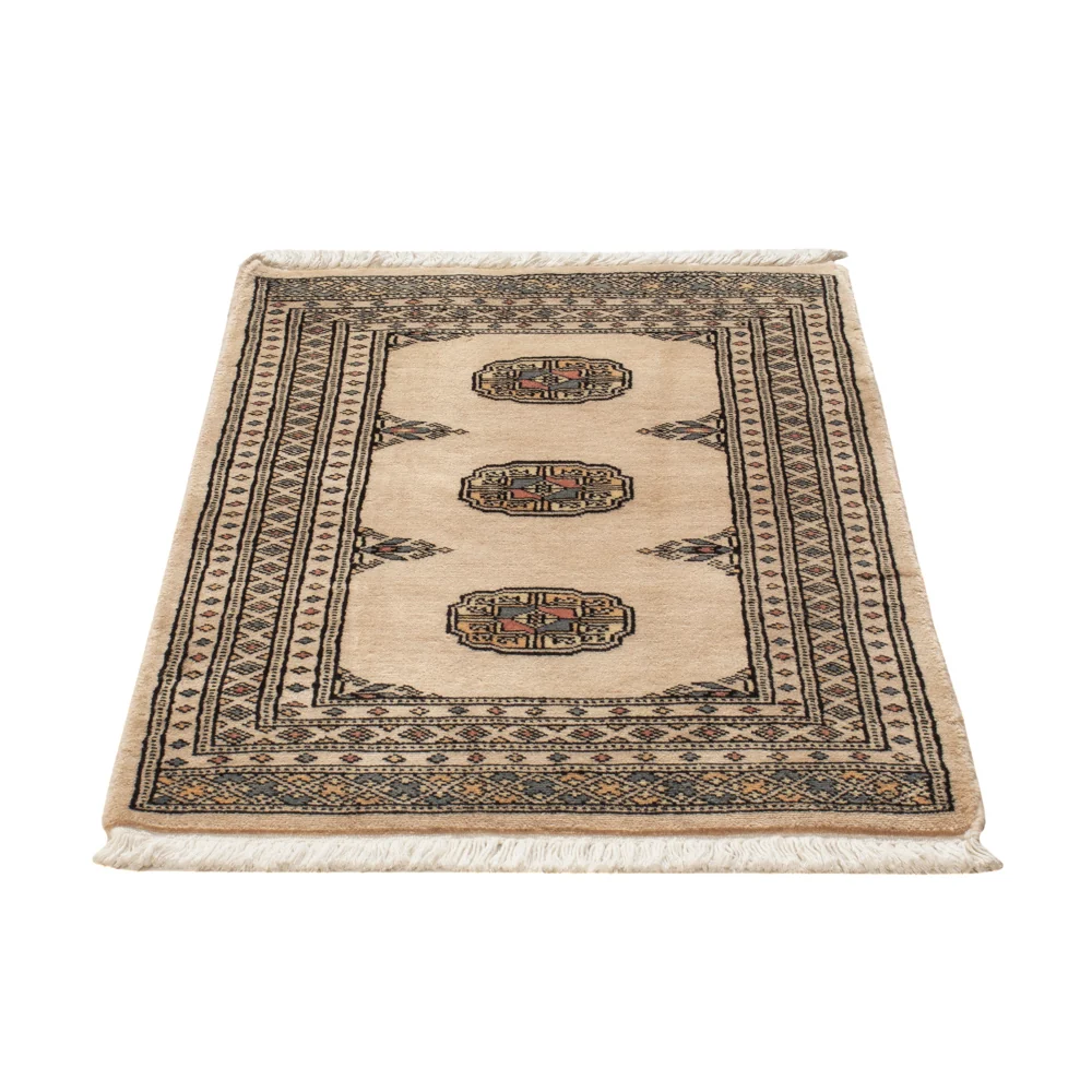 Pakistan Teppich - 94 x 61 cm - creme