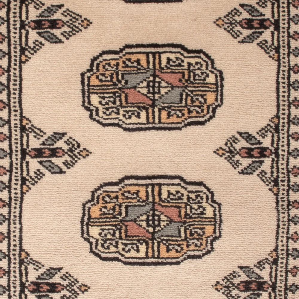Pakistan Teppich - 94 x 62 cm - creme