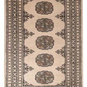 Pakistan Teppich - 98 x 63 cm - creme