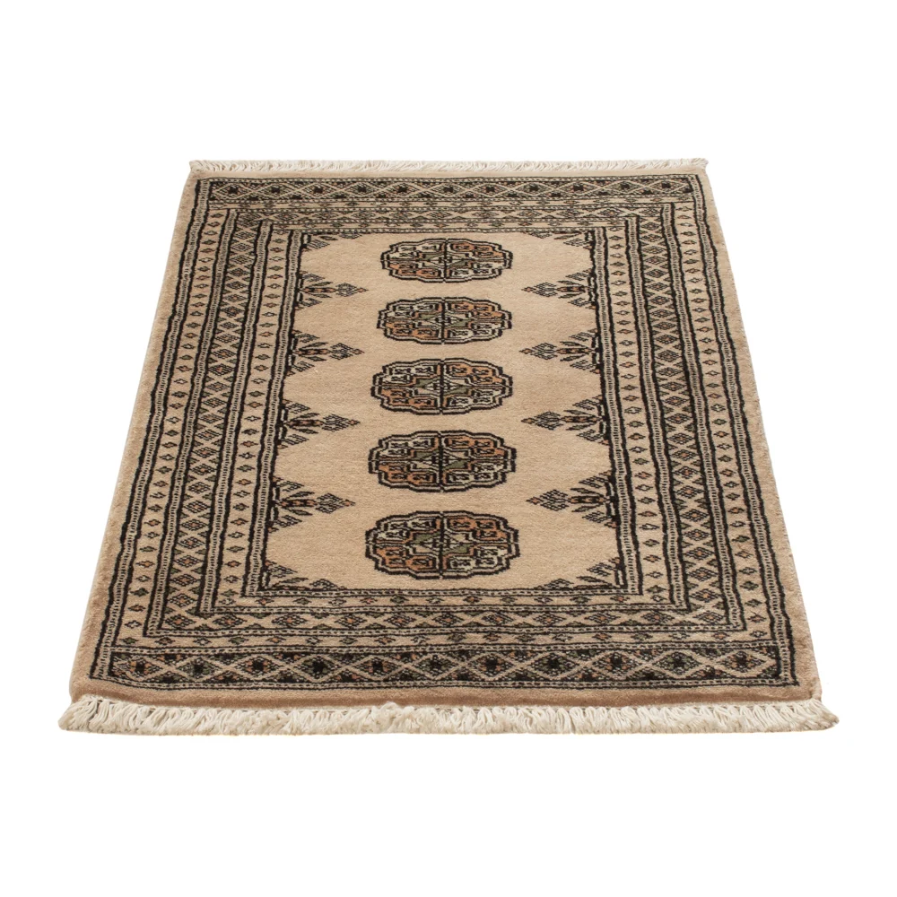 Pakistan Teppich - 98 x 63 cm - creme