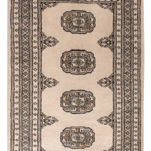 Pakistan Teppich - 98 x 63 cm - creme