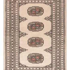 Pakistan Teppich - 90 x 61 cm - creme