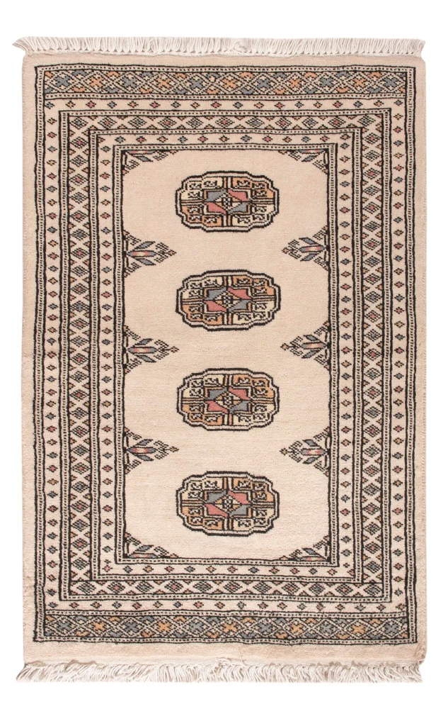 Pakistan Teppich - 90 x 61 cm - creme