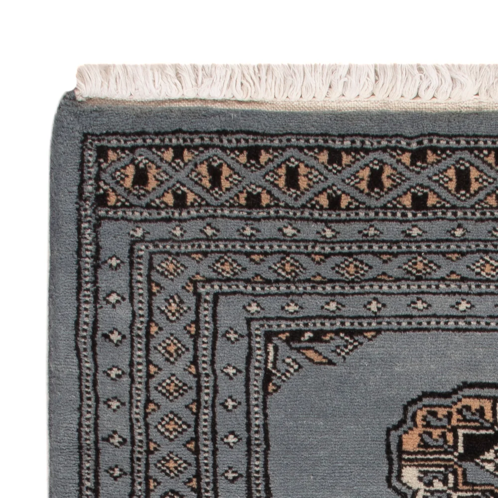 Pakistan Teppich - 94 x 60 cm - hellblau
