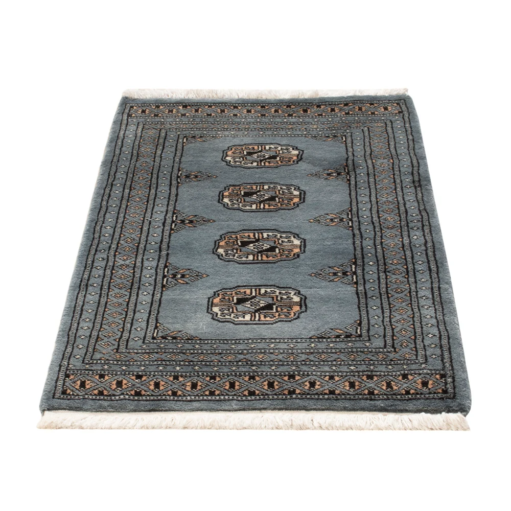 Pakistan Teppich - 94 x 60 cm - hellblau