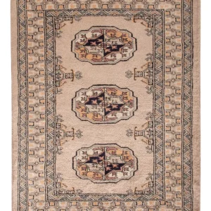 Pakistan Teppich - 94 x 64 cm - hellbraun