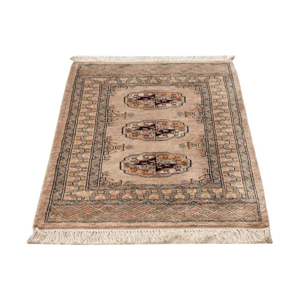 Pakistan Teppich - 94 x 64 cm - hellbraun