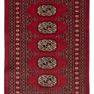 Pakistan Teppich - 94 x 62 cm - rot