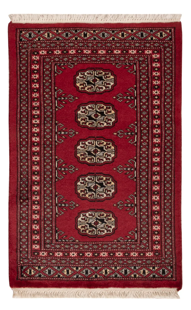 Pakistan Teppich - 94 x 62 cm - rot
