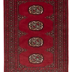 Pakistan Teppich - 97 x 63 cm - rot