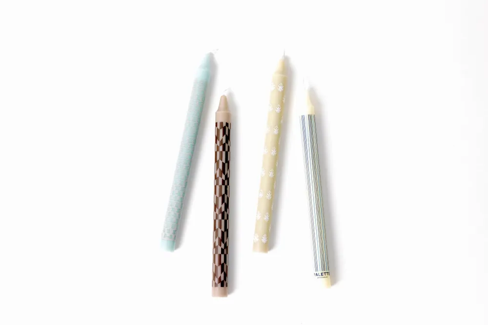 Palette Amsterdam | Designkerzen im 4er Set - Mahogany Blues