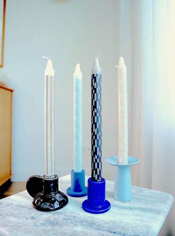 Palette Amsterdam | Designkerzen im 4er Set - Mahogany Blues