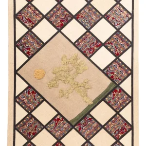 Patchwork Teppich - 200 x 135 cm - mehrfarbig