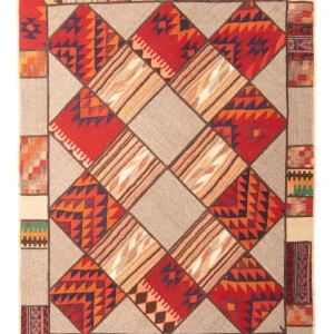 Patchwork Teppich 200 x 150 cm - mehrfarbig